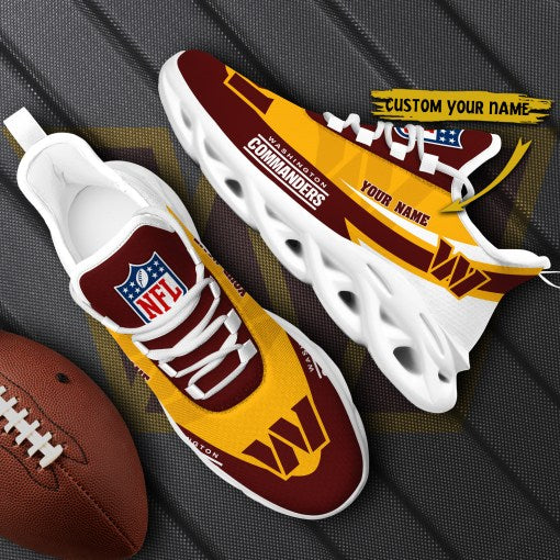 Washington Commanders Personalized Yezy Running Sneakers SPDMS815