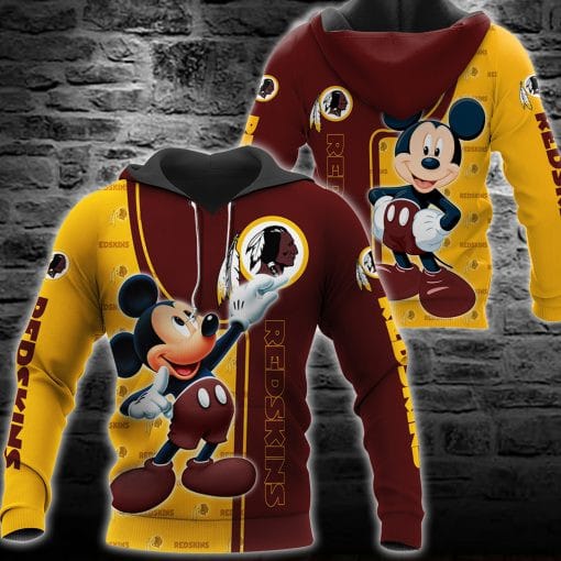 Washington Redskins Mickey All Over Printed 107