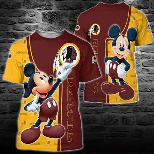 Washington Redskins Mickey All Over Printed 107