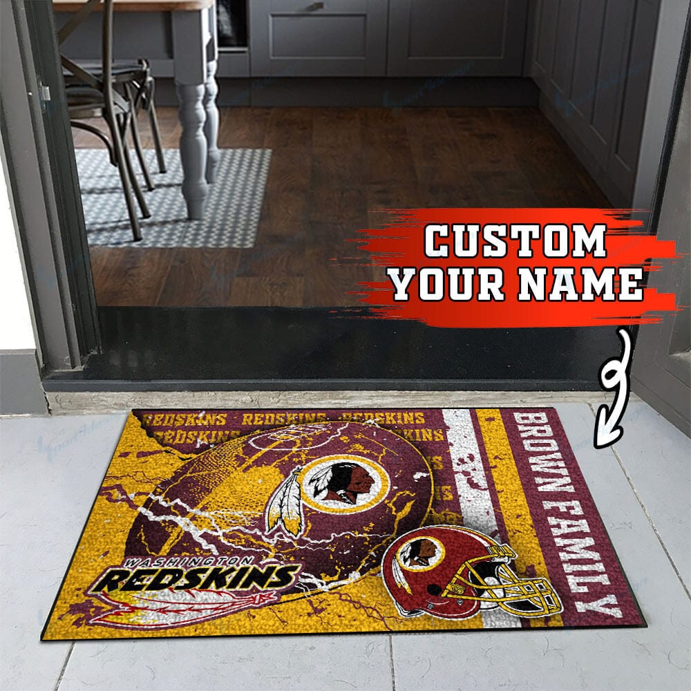 Washington Redskins Personalized Doormat BG31