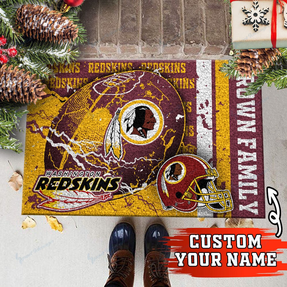 Washington Redskins Personalized Doormat BG31