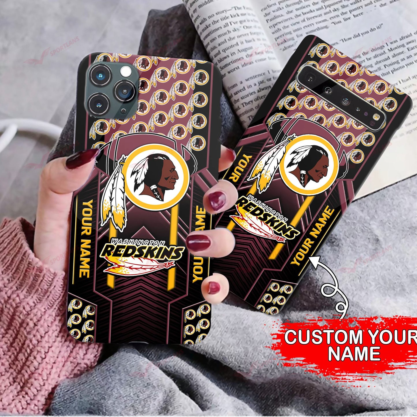 Washington Redskins Personalized Phone Case BG31