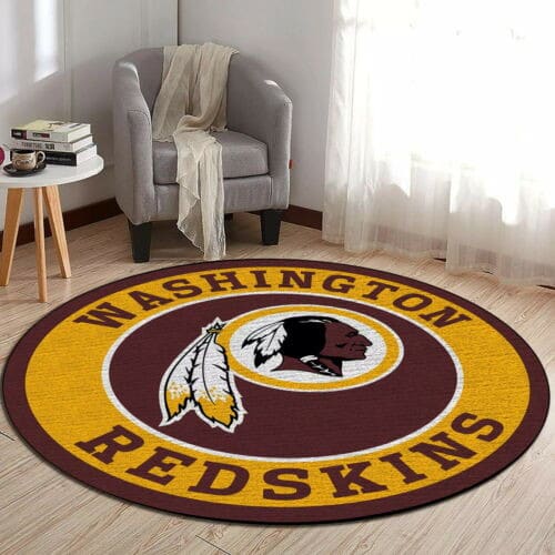 Washington Redskins Round Rug 39