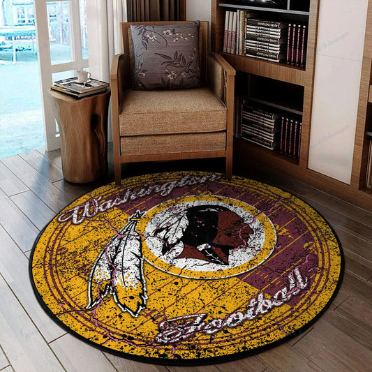 Washington Redskins Round Rug 83