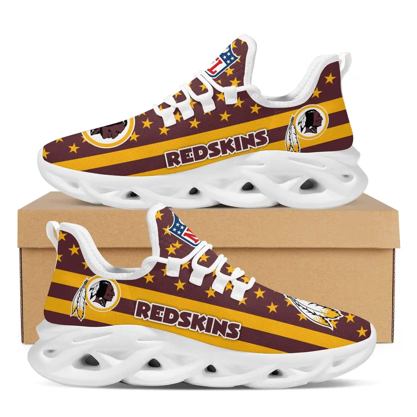 Washington Redskins Yezy Running Sneakers 32