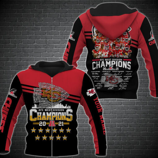 West Division Kansas City Chiefs Champions All Over Printed 502
