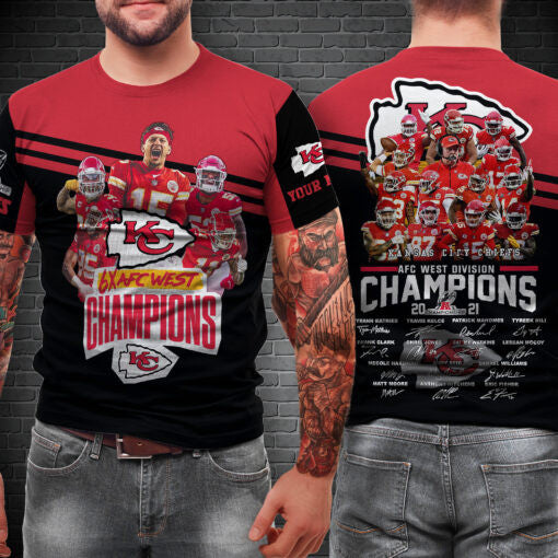 West Division Kansas City Chiefs Champions All Over Printed 503
