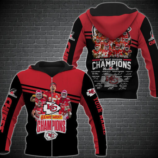 West Division Kansas City Chiefs Champions All Over Printed 503