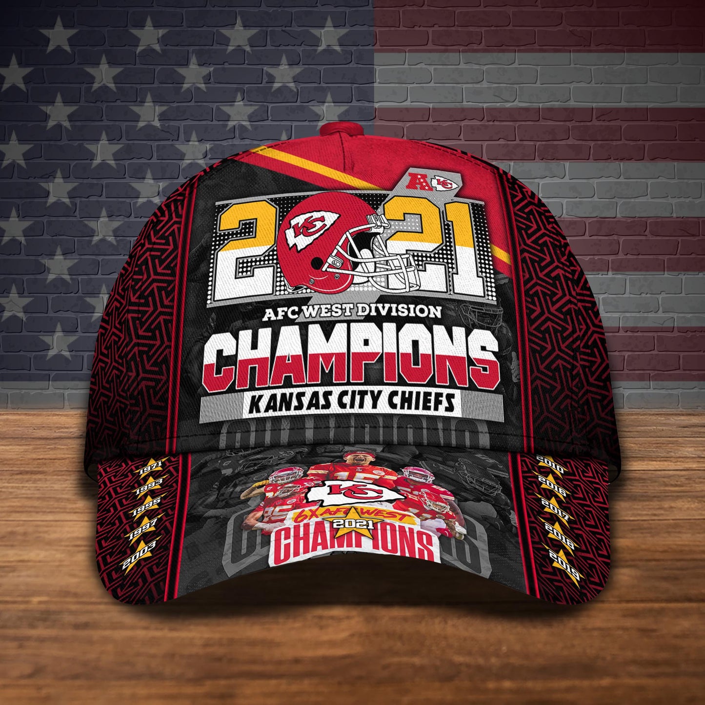 West Division Kansas City Chiefs Champions Classic Cap 318