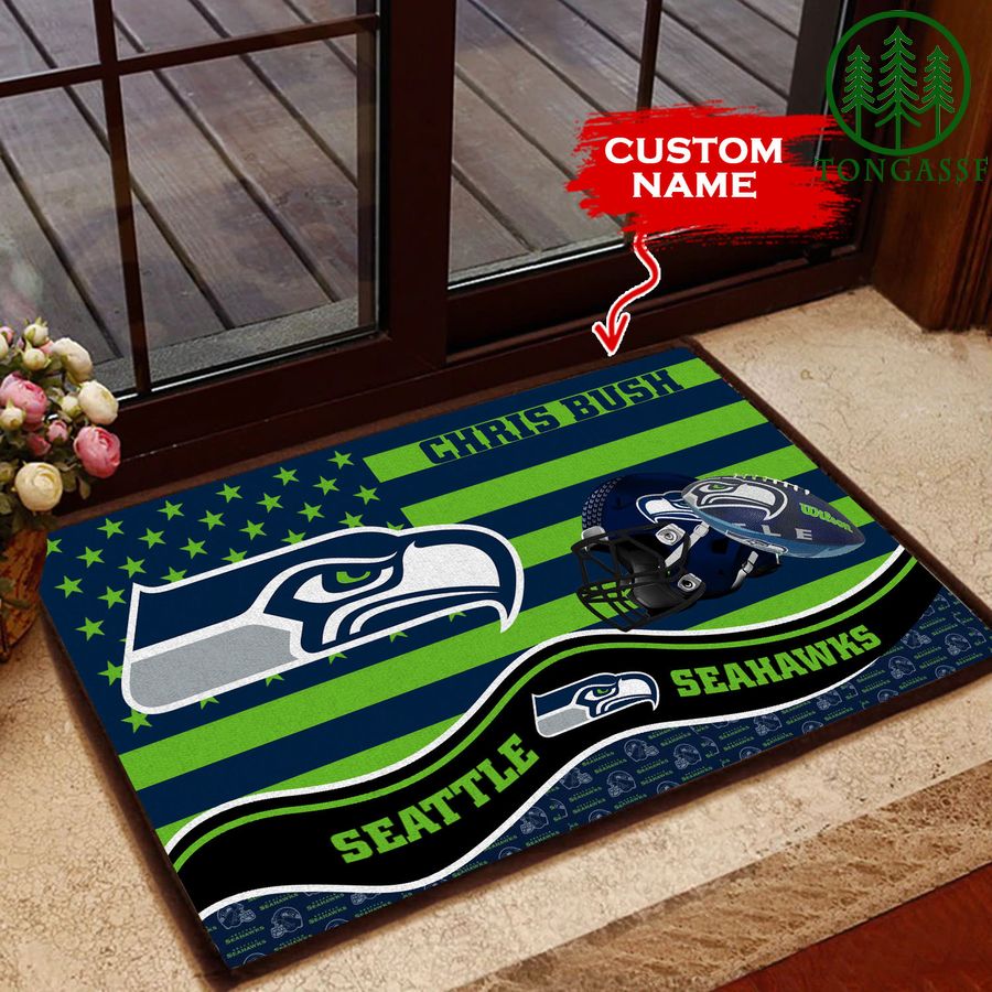 Seattle Seahawks Personalized Doormat BGDMM608