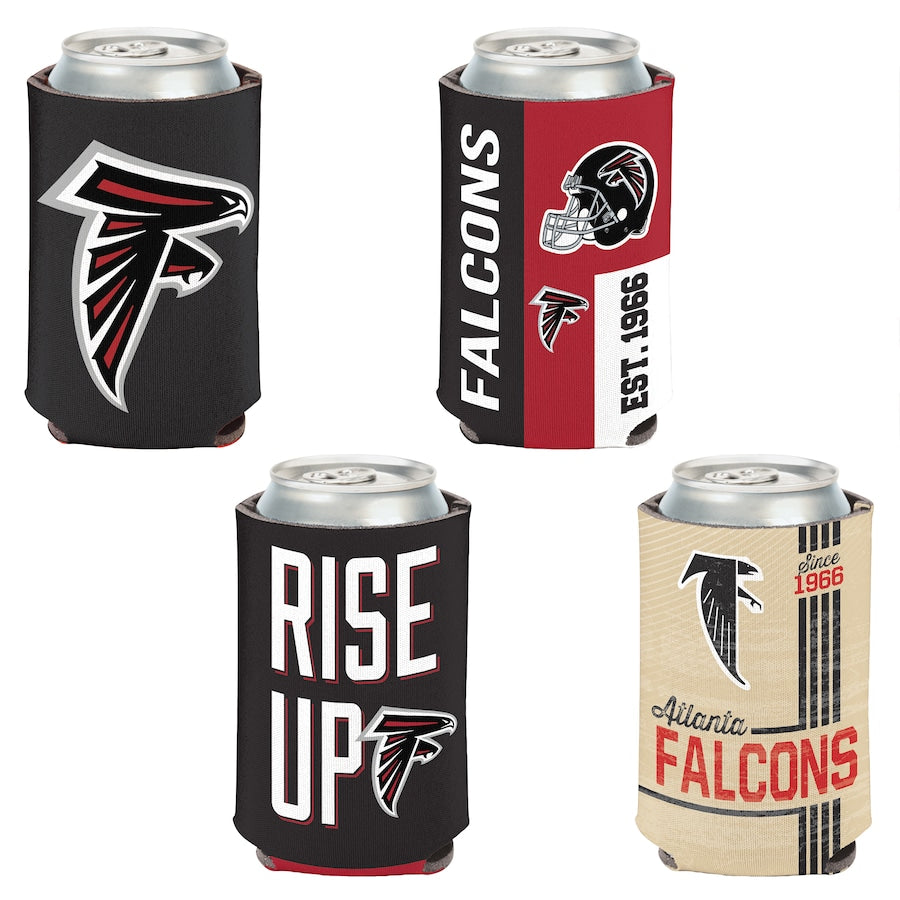 Atlanta Falcons 4-Pack 12oz Can Cooler Set Gifts For Fan New 2025 AZHACCS12000002
