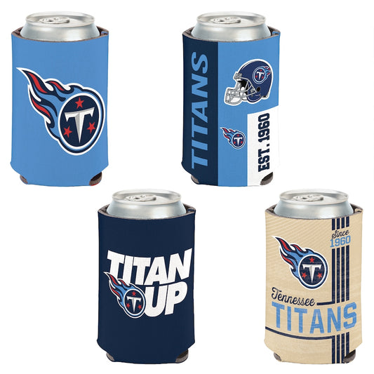 Tennessee Titans 4-Pack 12oz Can Cooler Set Gifts For Fan New 2025 AZHACCS12000017