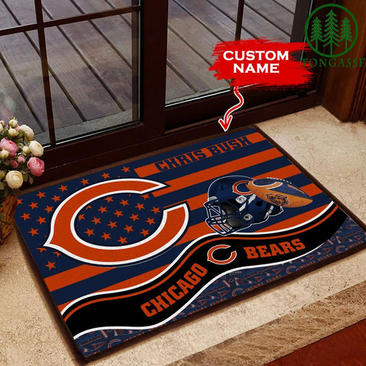 Chicago Bears Personalized Doormat BGDMM585