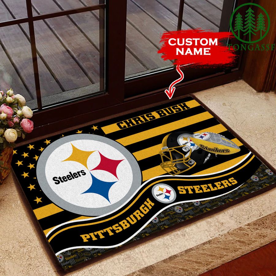 Pittsburgh Steelers Personalized Doormat BGDMM606